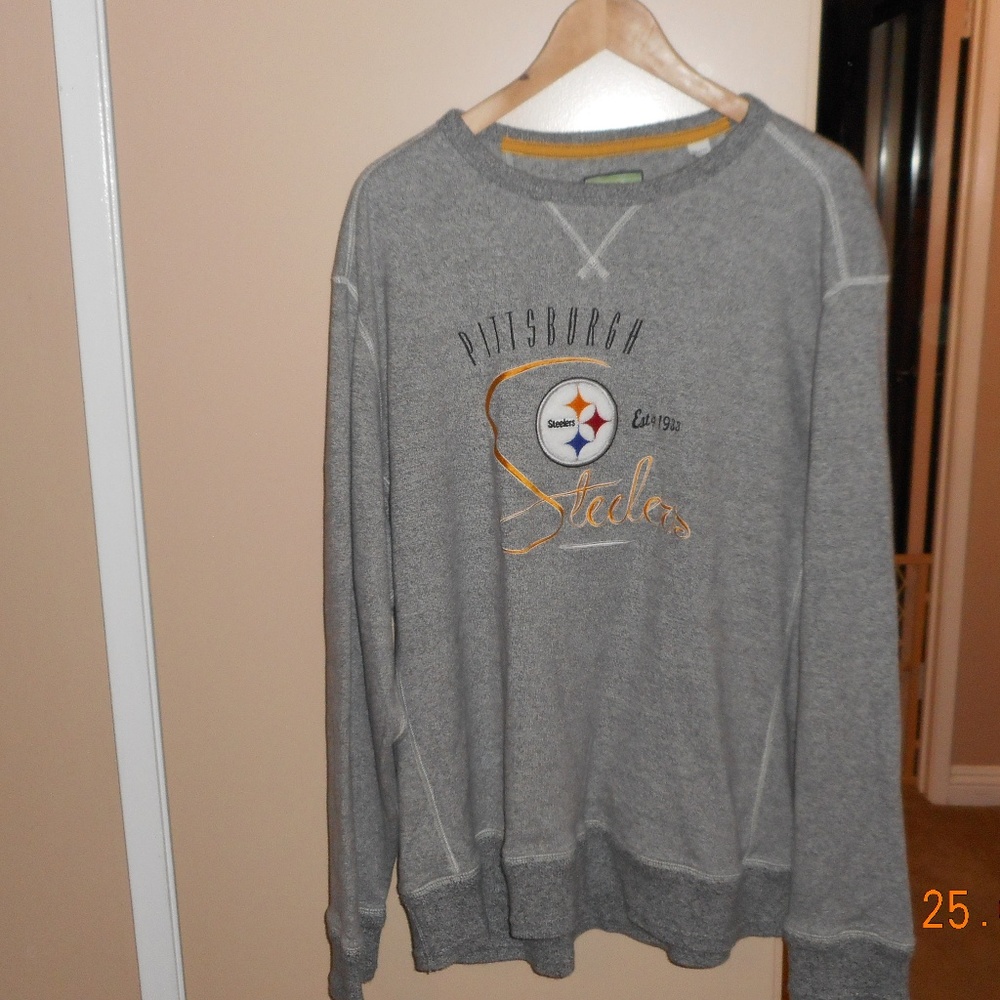 Tommy Bahama NFL Steelers Windward Sweatshirt NWOT